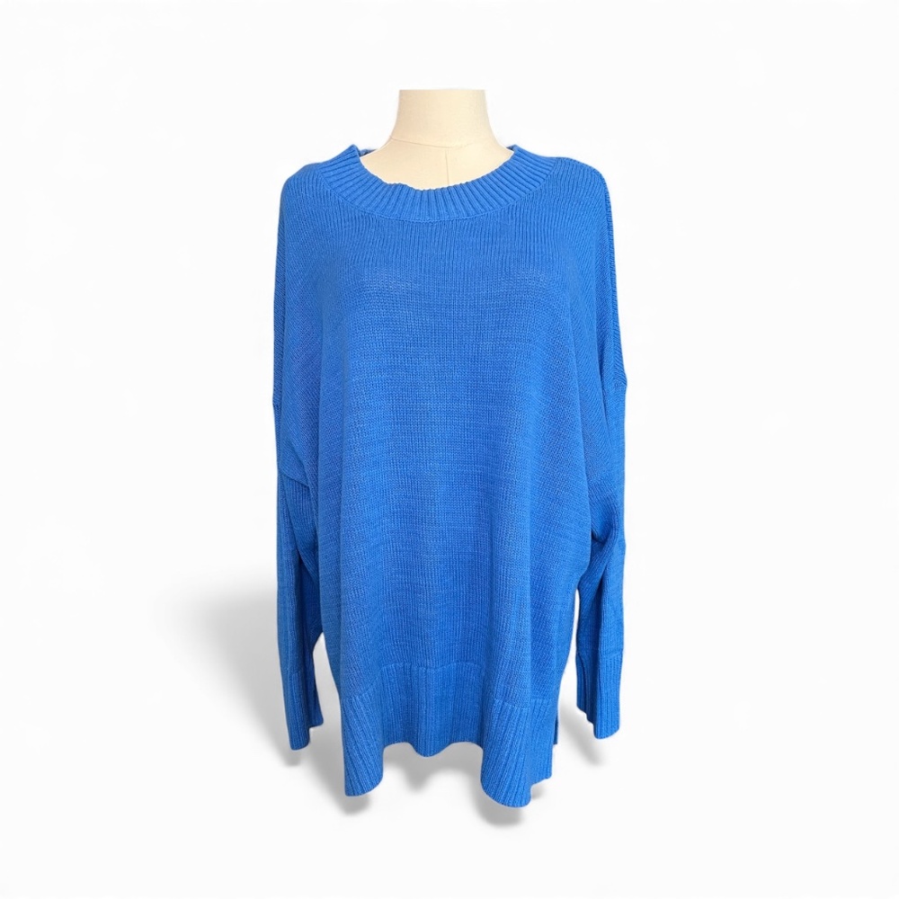 💙 EUC SONOMA Cobalt Blue Long Sleeve Sweater | Sz 1X